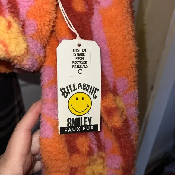 BILLABONG X SMILEY Cozy Smiles Fleece Hoodie