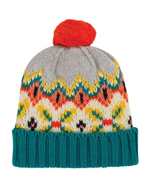 Blizzard Bobble Hat - Tin Roof Fairisle