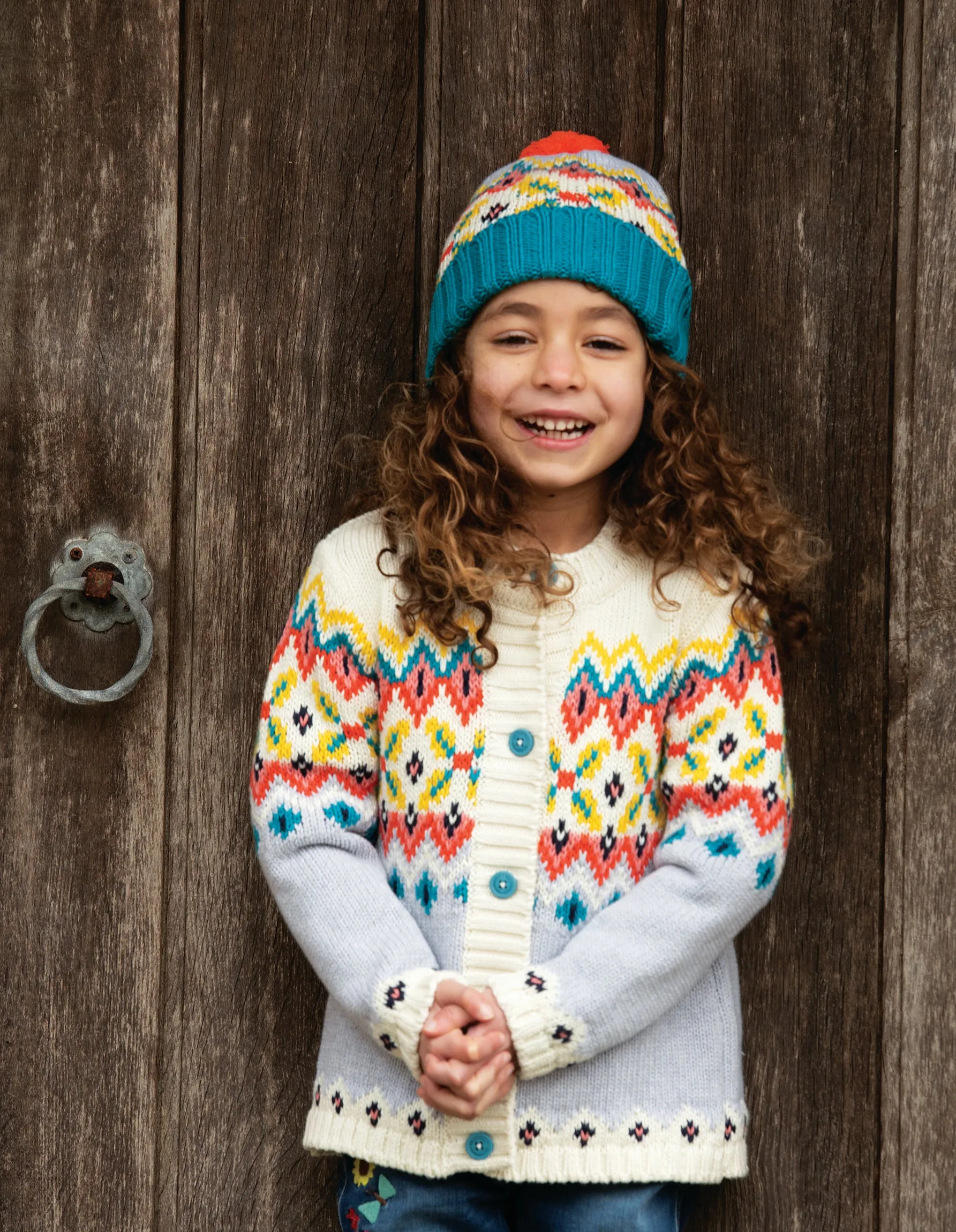 Blizzard Bobble Hat - Tin Roof Fairisle