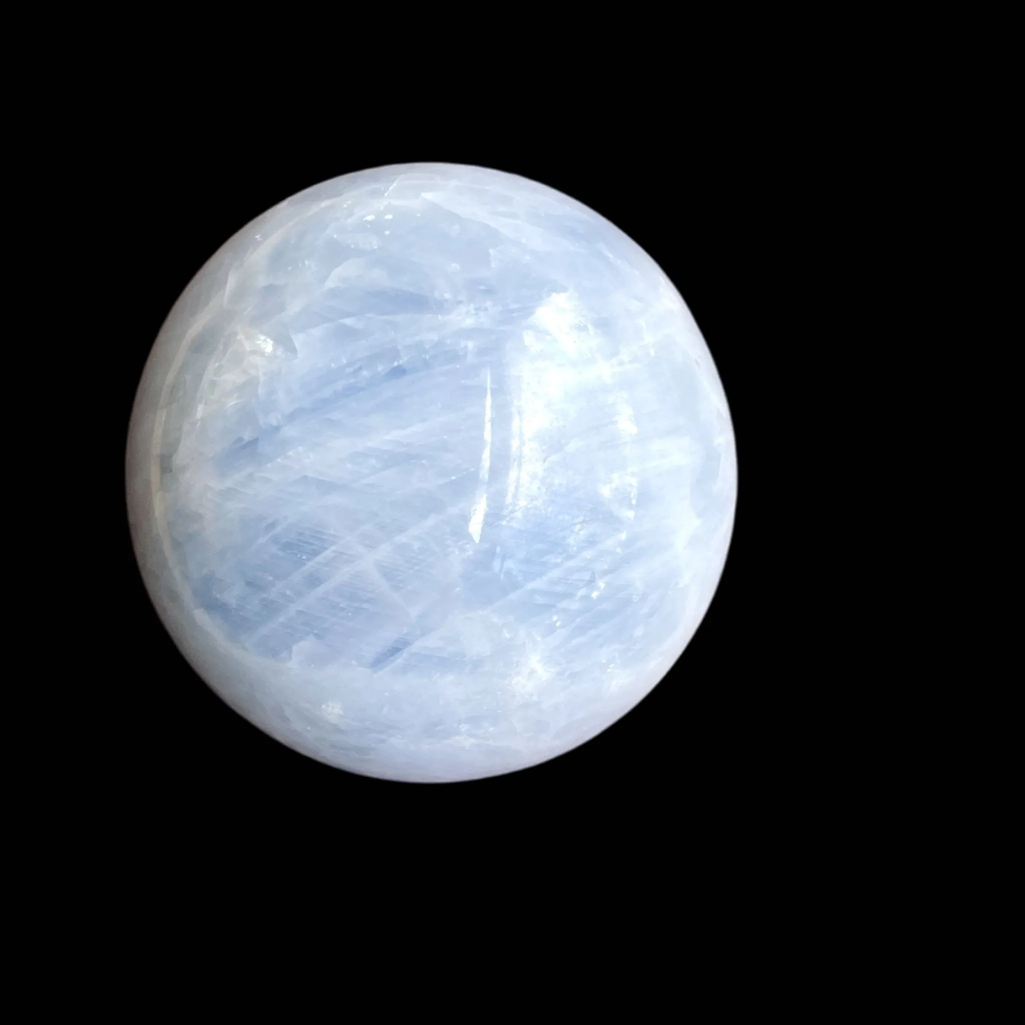 Blue Calcite Sphere Large