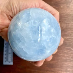 Blue Calcite Sphere Large
