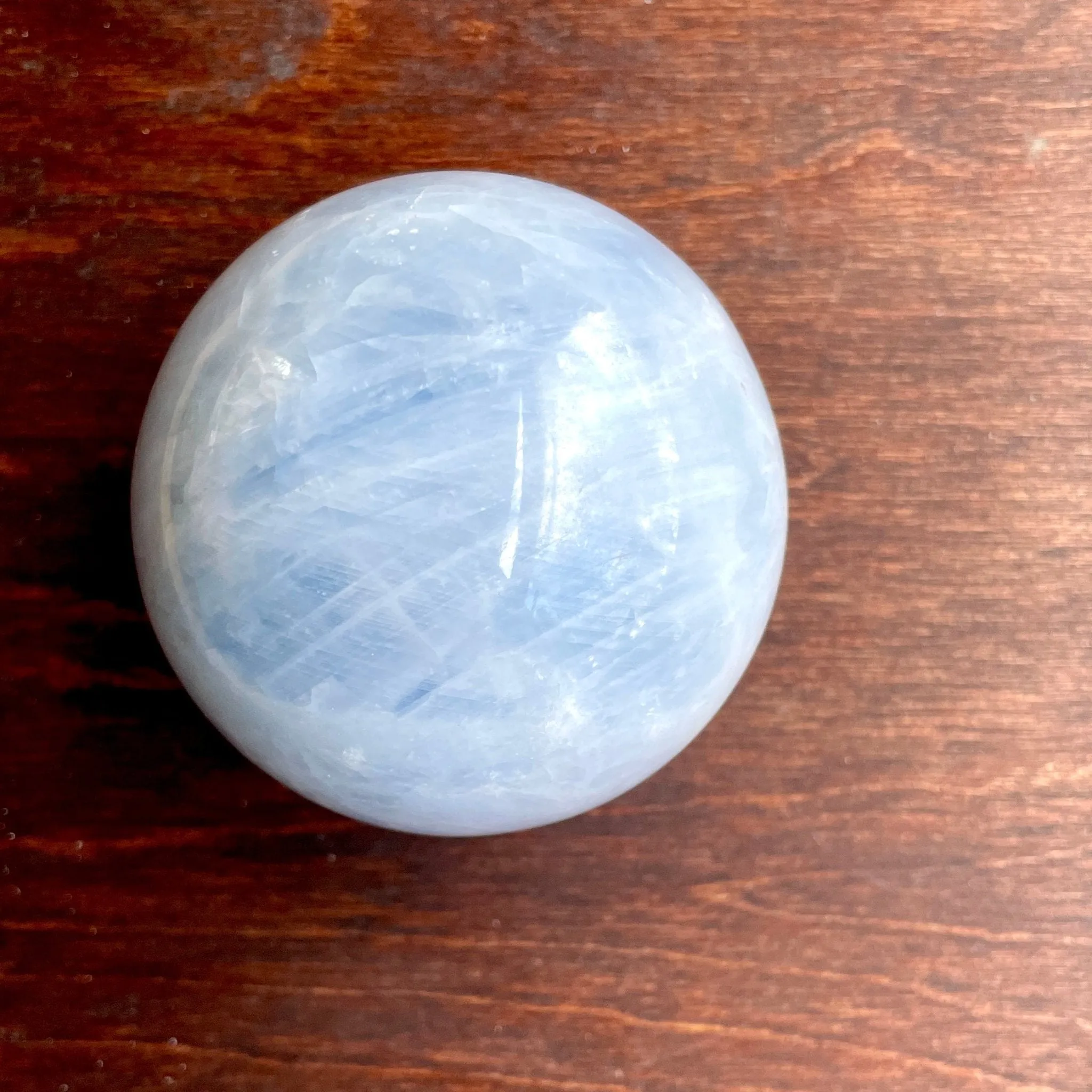 Blue Calcite Sphere Large