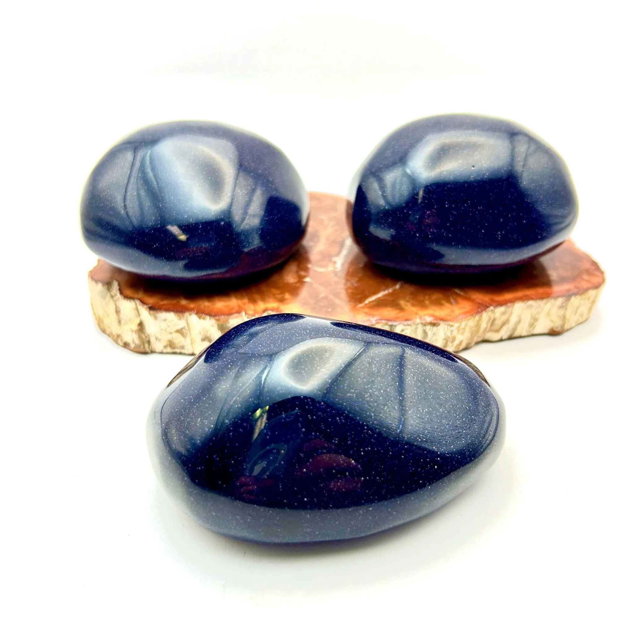 Blue Goldstone Palm Stone