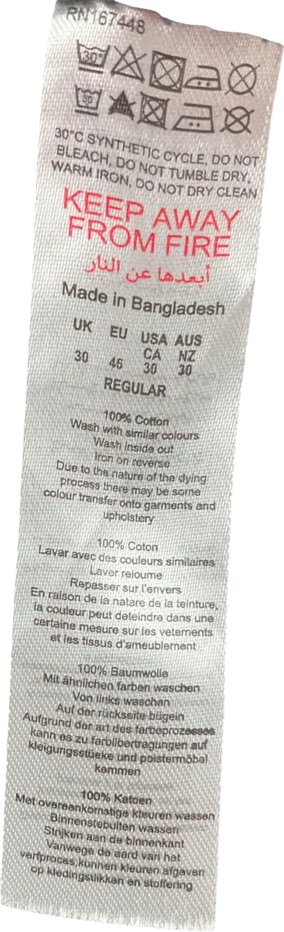 boohooMan Black Relaxed Rigid Flare Jean W30