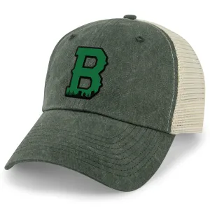 Boston B Green Skyline Relaxed Trucker