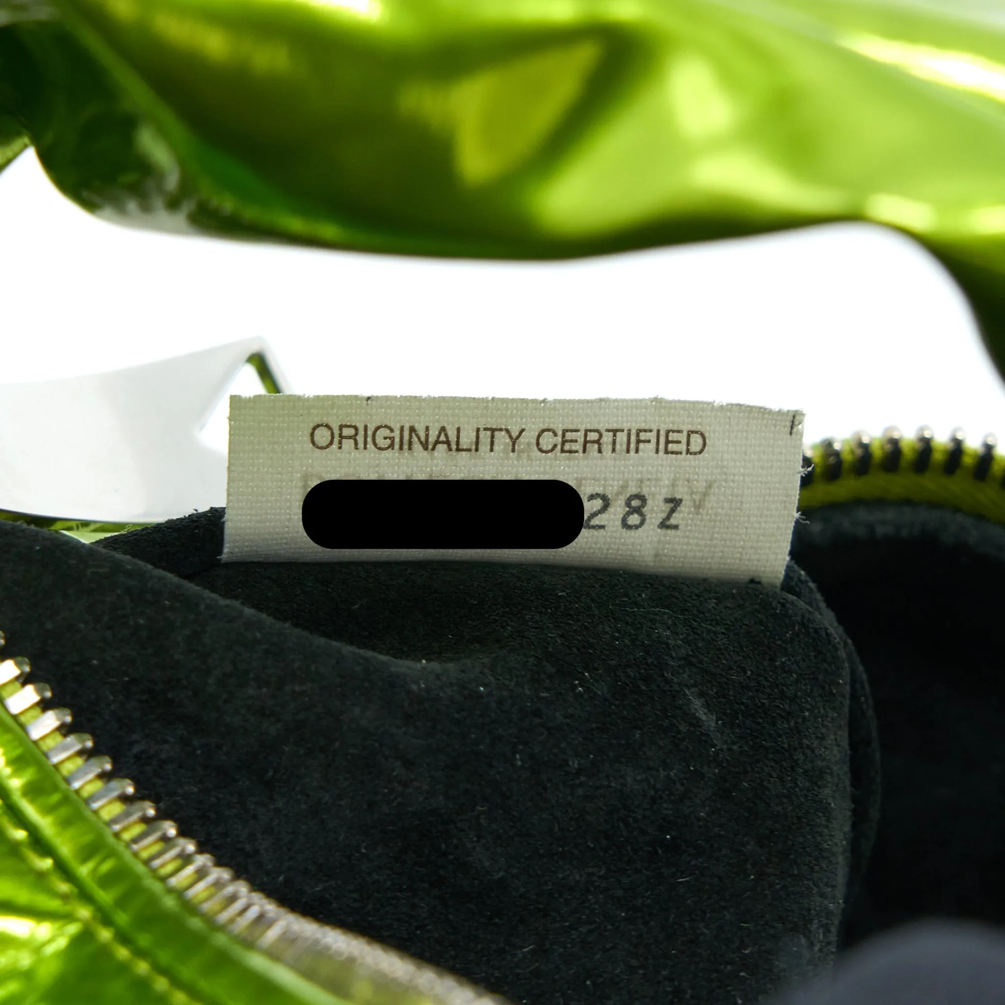 Bottega Veneta Mini Jodie Knotted Metallic Green SHW