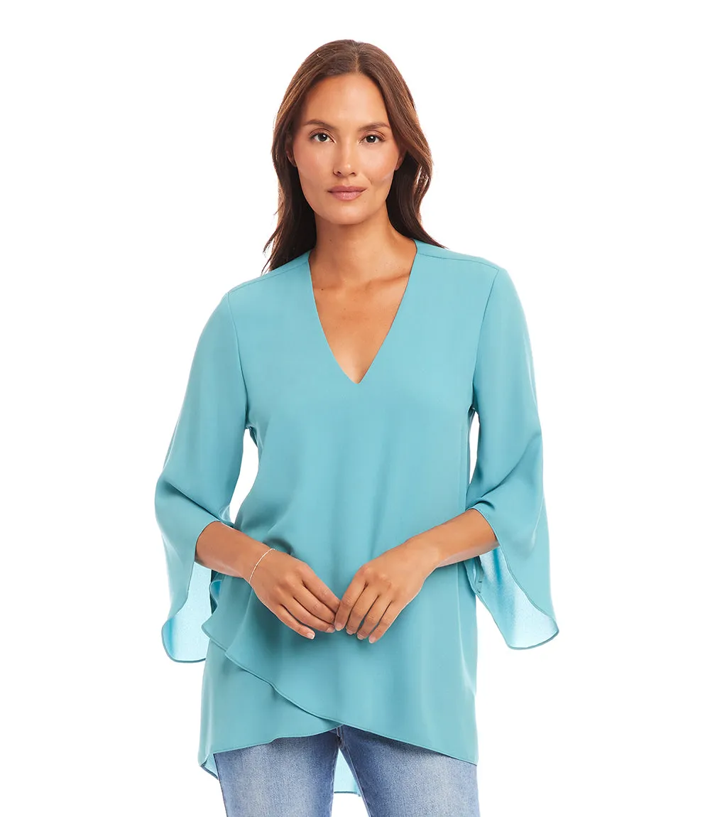 Bracelet Sleeve Asymmetric Top