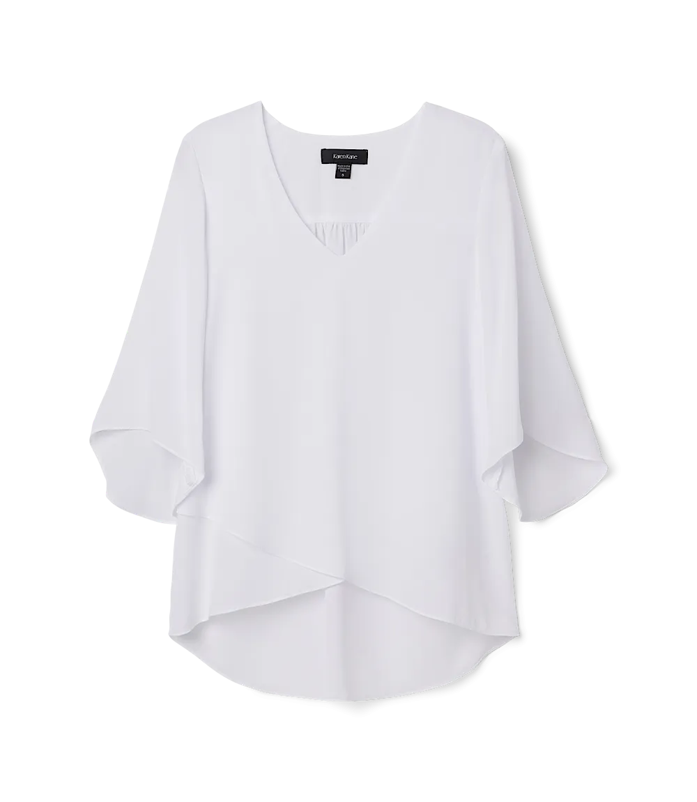 Bracelet Sleeve Asymmetric Top