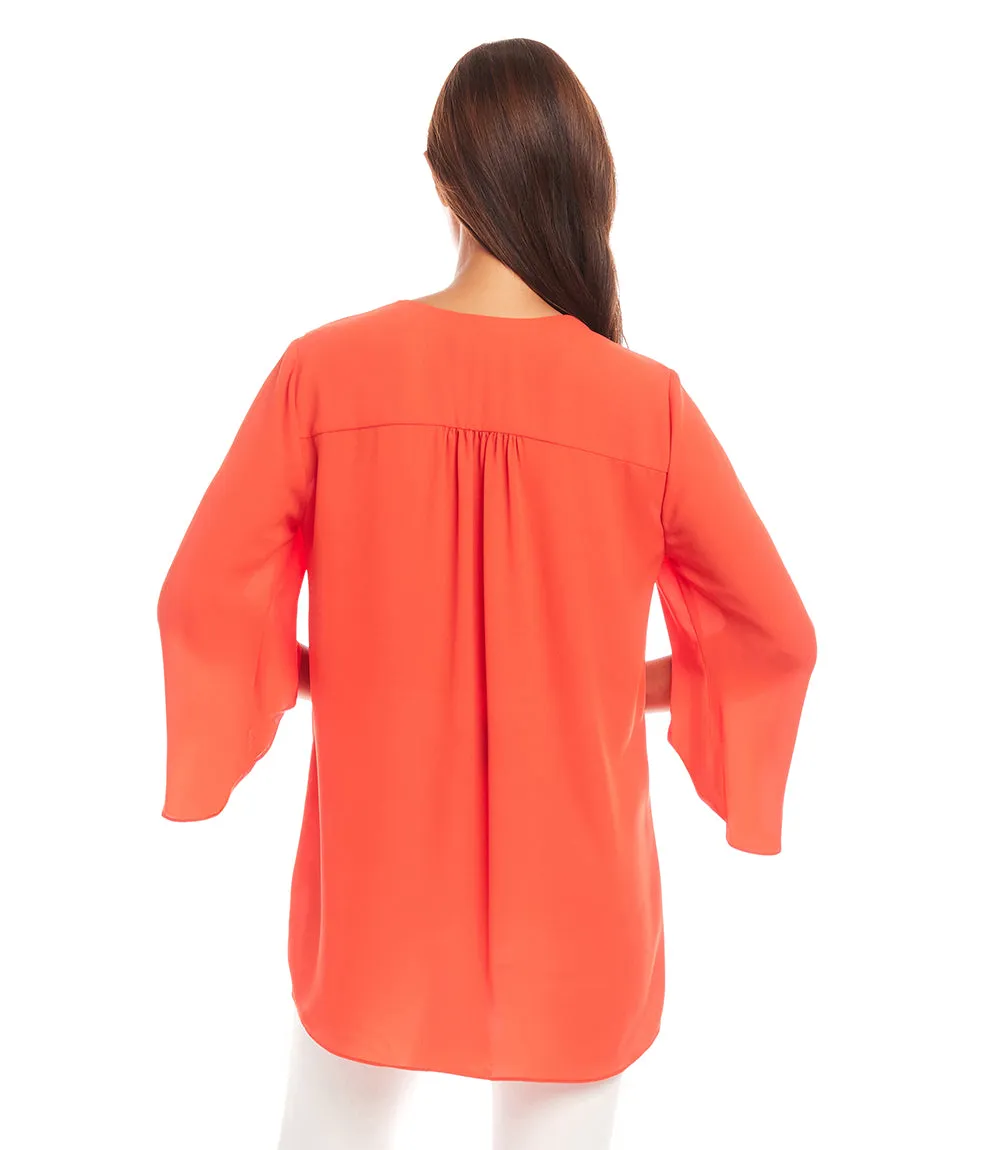 Bracelet Sleeve Asymmetric Top