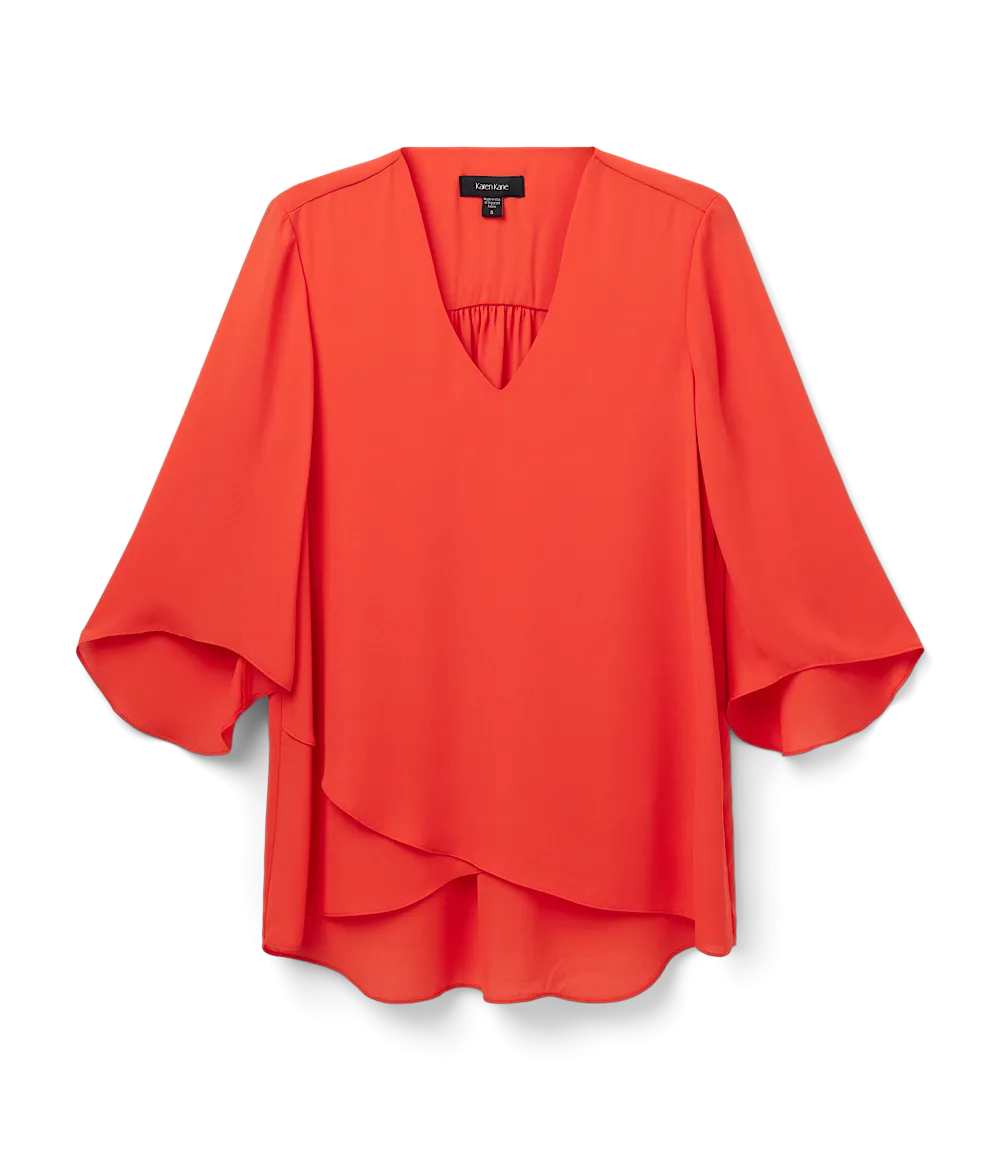 Bracelet Sleeve Asymmetric Top