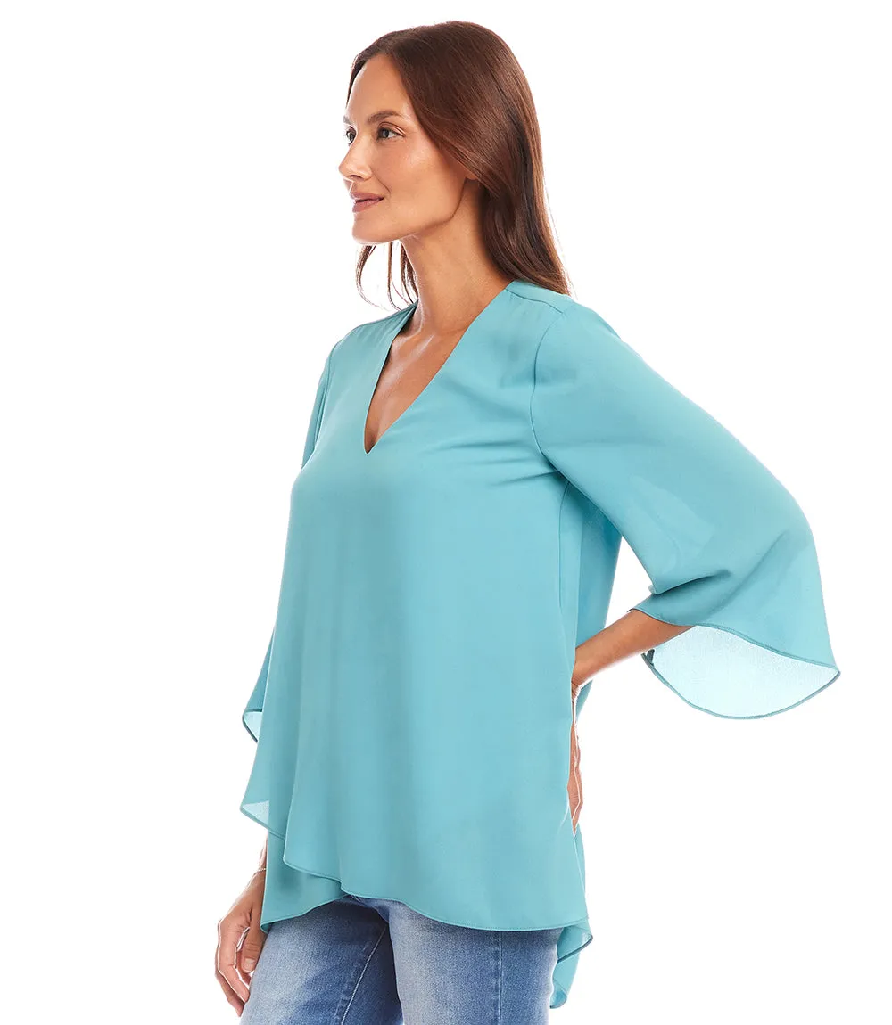 Bracelet Sleeve Asymmetric Top