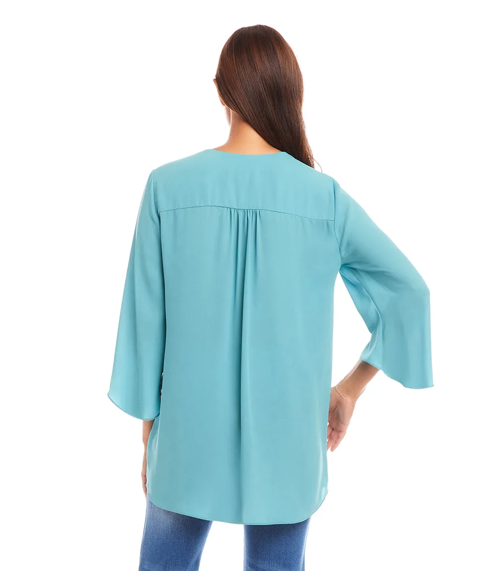 Bracelet Sleeve Asymmetric Top