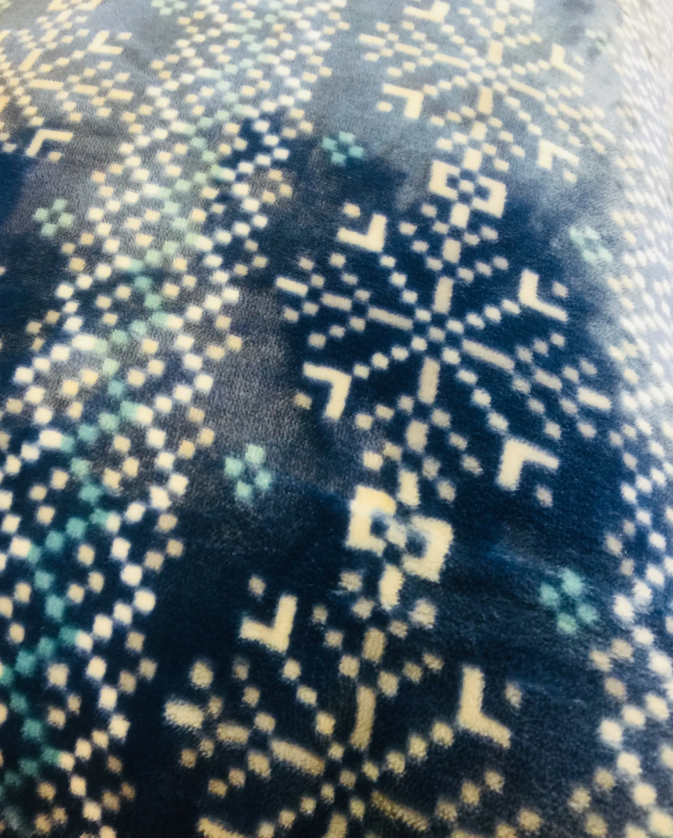 Brand new super cozy body pillow, colour is blue/teal/white pattern as shown in comments! 20x60 Inches ,Two Sides Printed