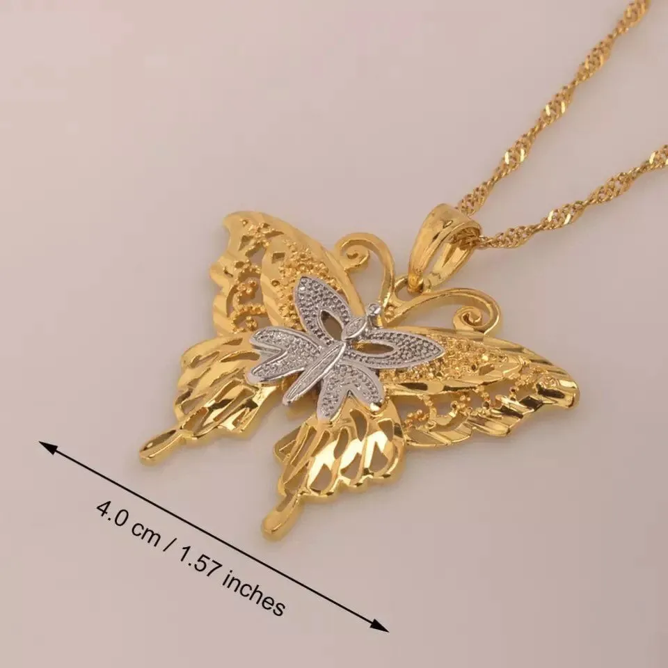 Butterfly necklace , 18k gold plated butterfly necklace, butterfly jewelry, butterfly charm , butterfly pendant , butterfly layered jewelry