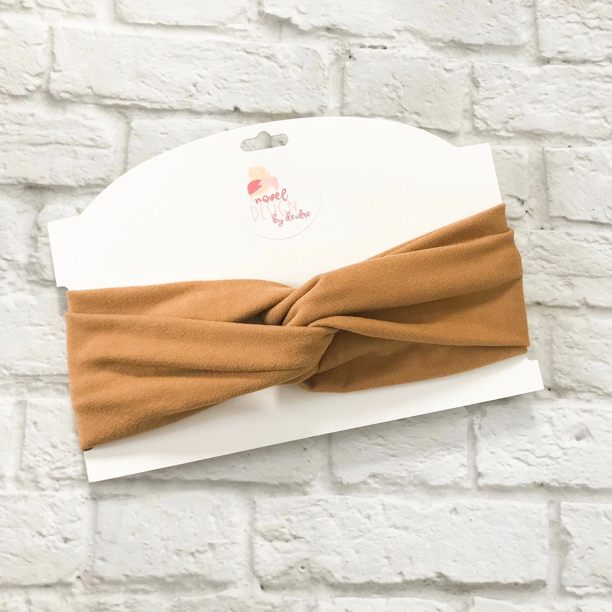 Camel Tan Twist Turban Headband