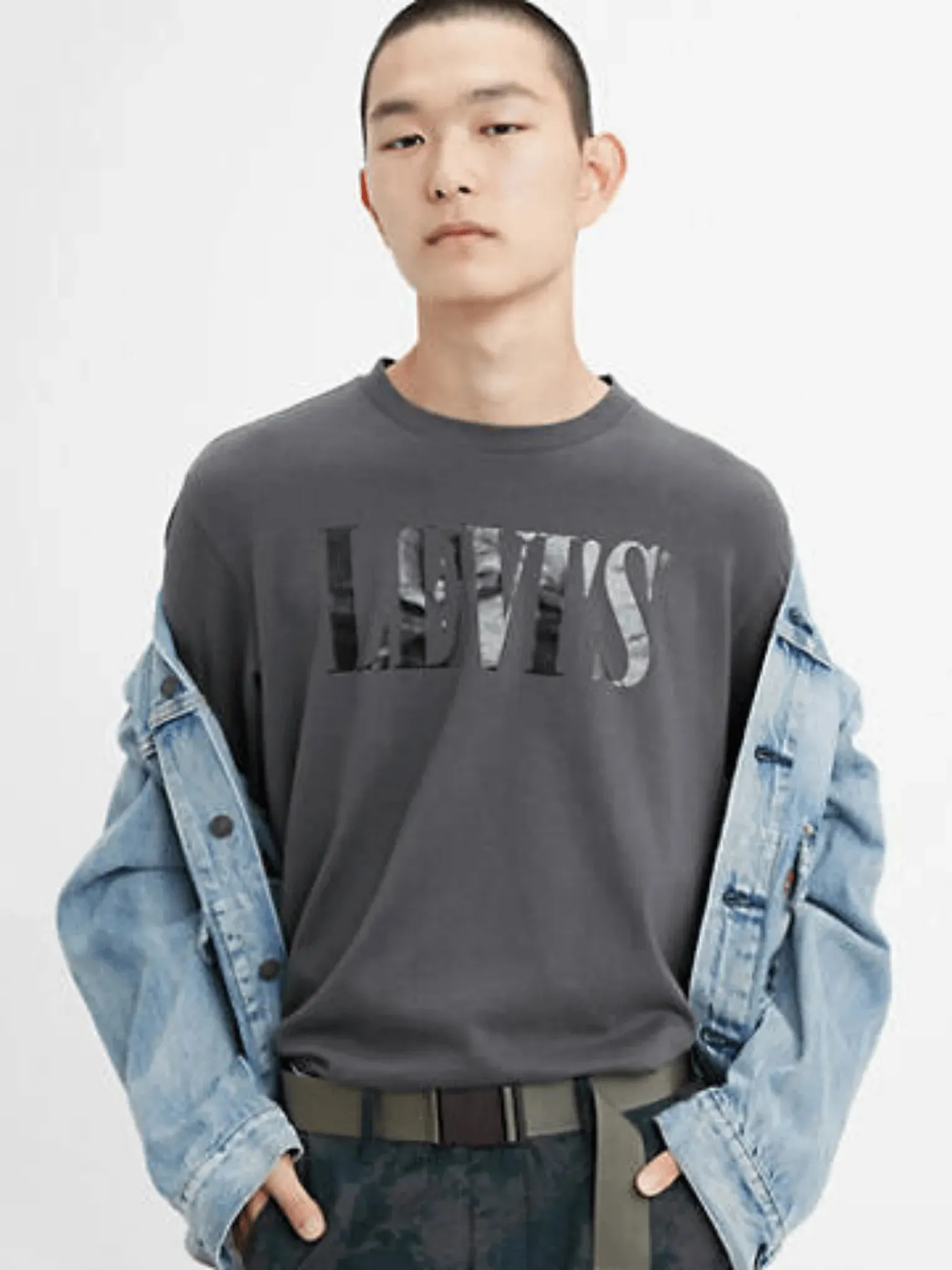 Camiseta Relaxed Logo Serif