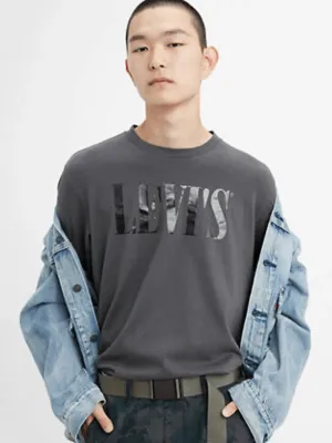 Camiseta Relaxed Logo Serif