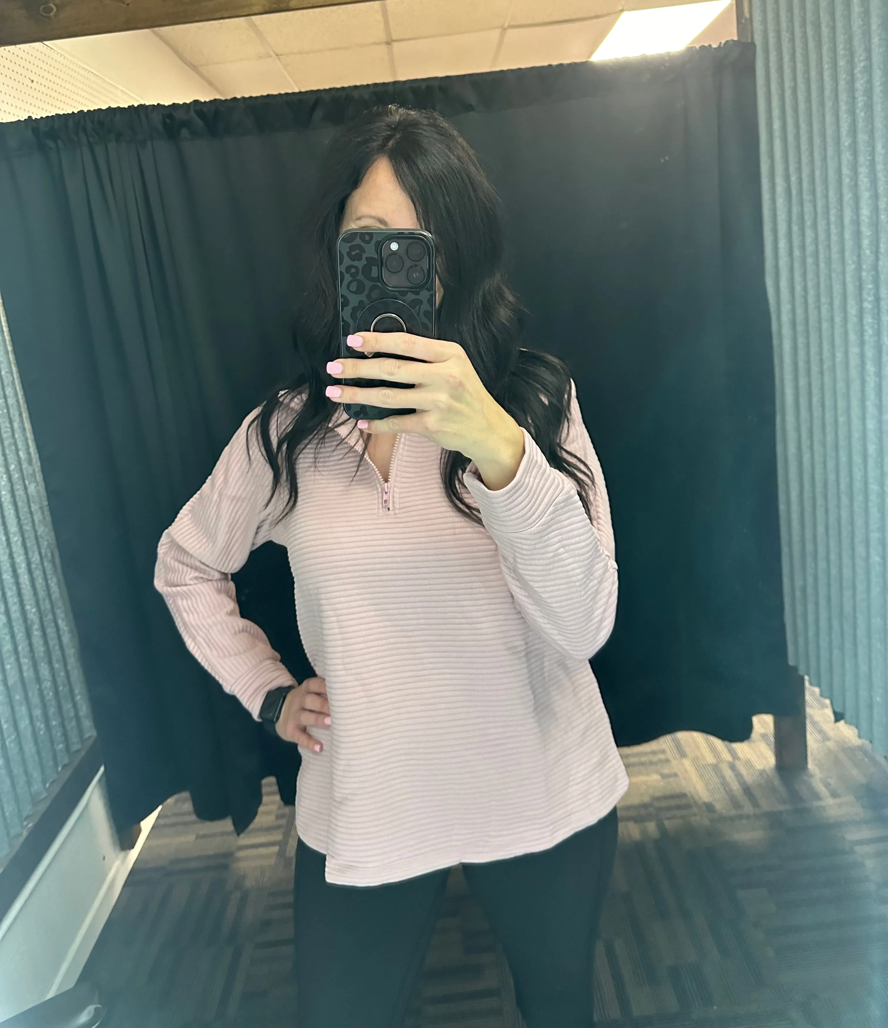 Caring For You Textured Pullover