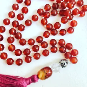 Carnelian Mala
