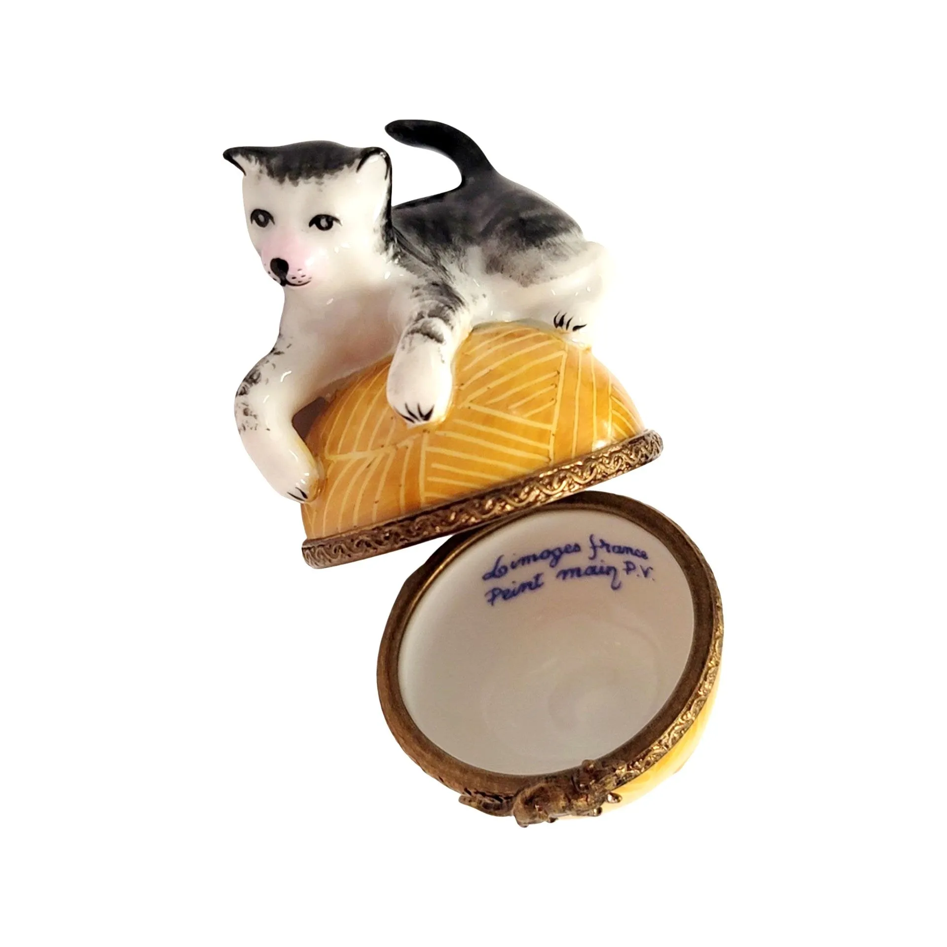 Cat on Yarn