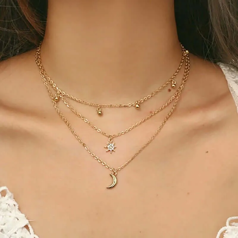 Celestial Layered Necklace