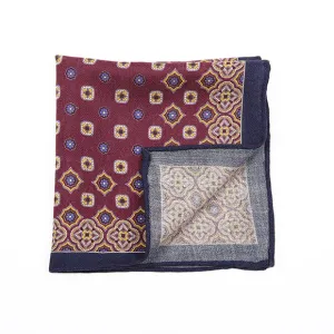 Cerulean Intrigue Pocket Square