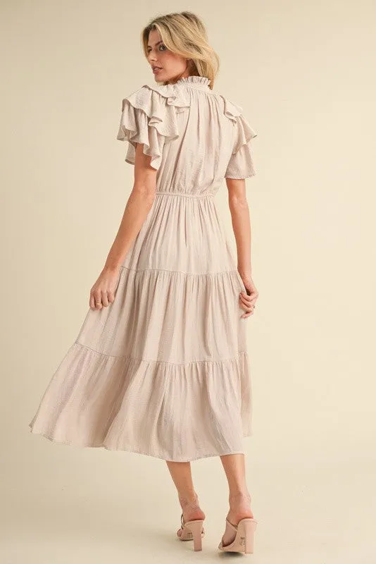 Champagne Midi Dress