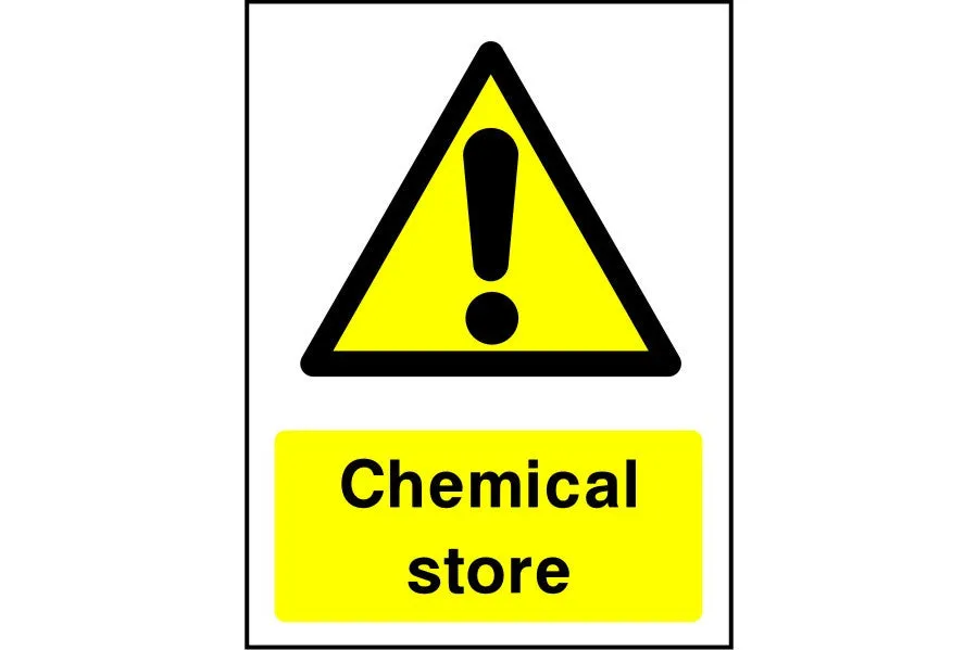 Chemical store sign