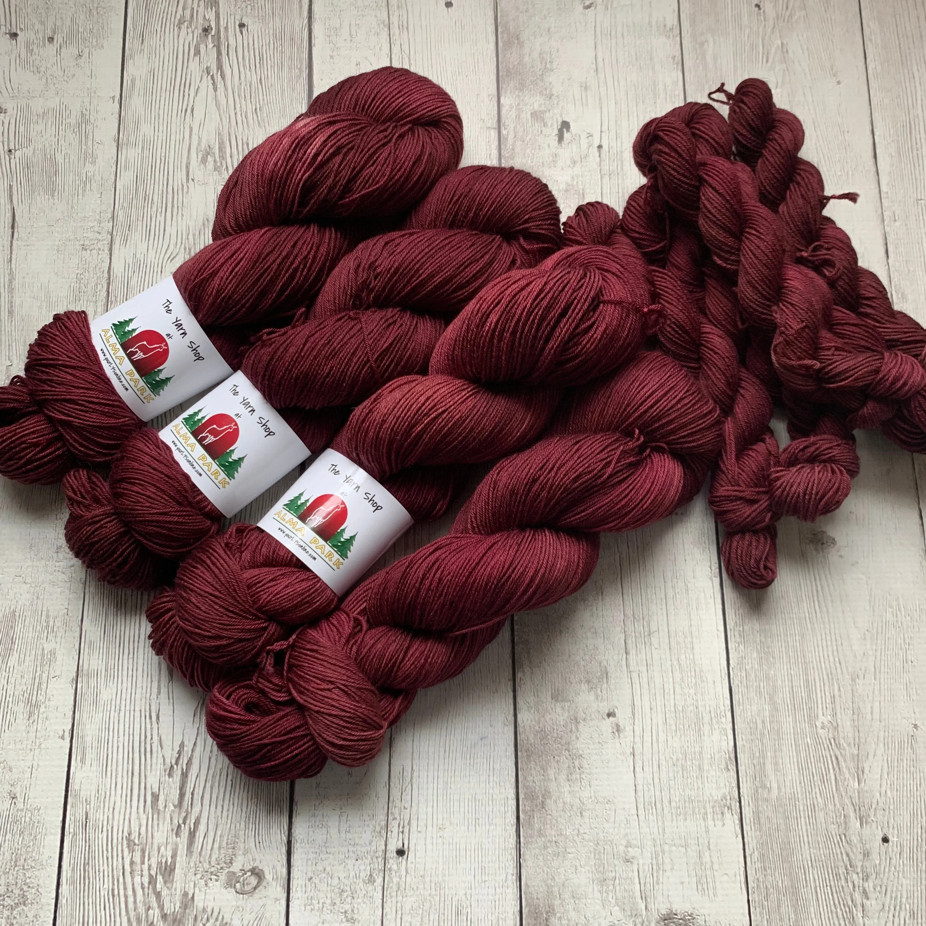 CHERRY WOOD™ -  Semi-Solid - Multiple Yarn Weights  -  RTS