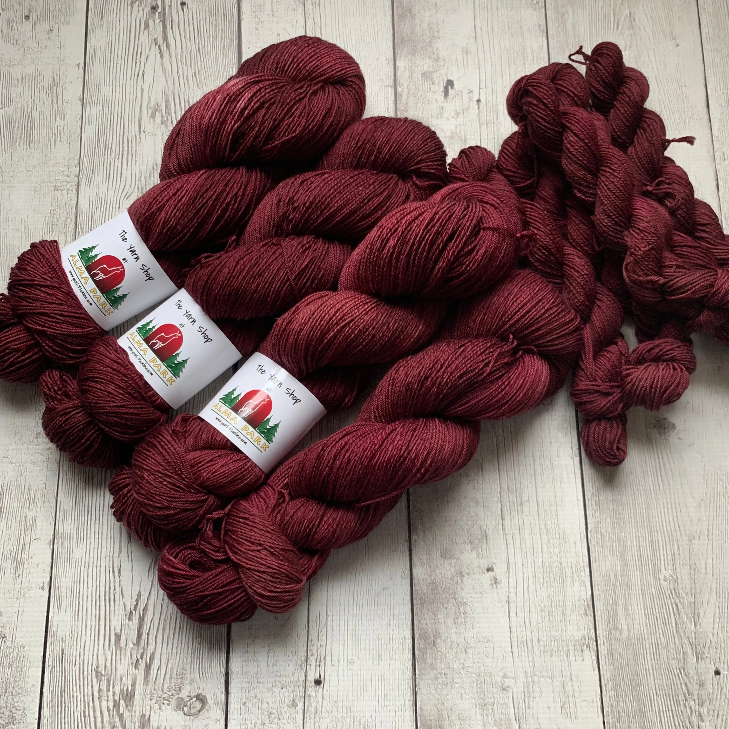 CHERRY WOOD™ -  Semi-Solid - Multiple Yarn Weights  -  RTS