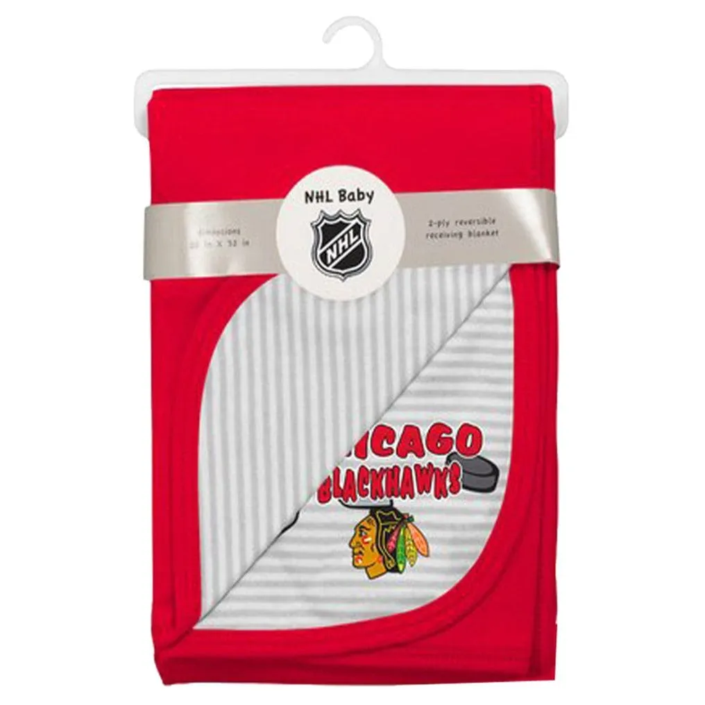 Chicago Blackhawks Outer Stuff NHL Lil Center Baby Blanket