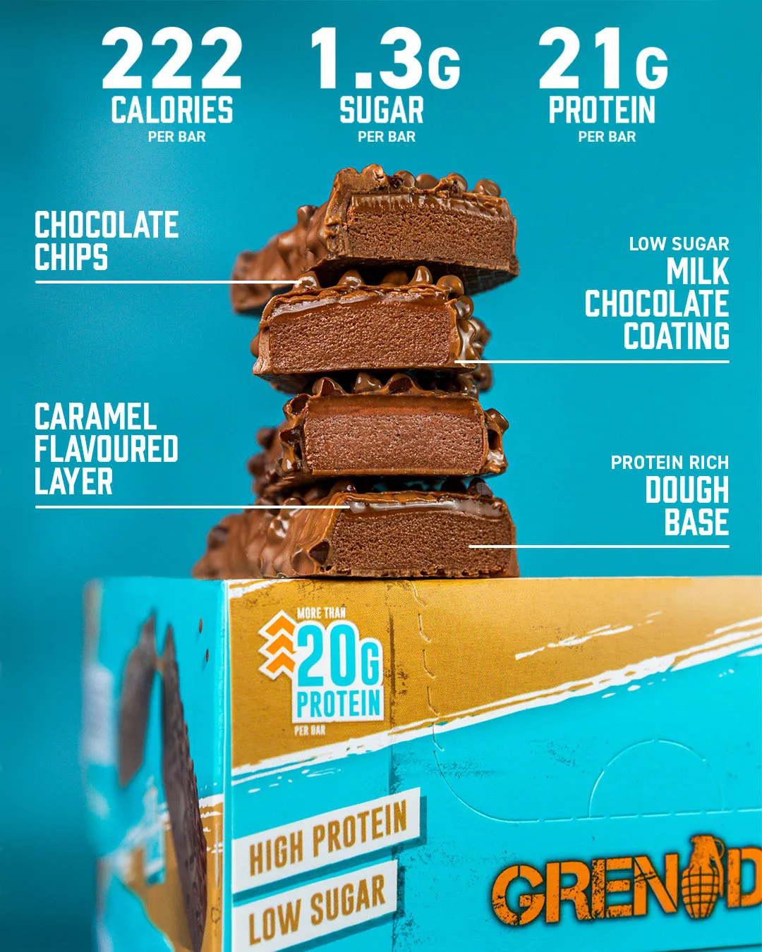 Chocolate Chip Salted Caramel Protein Bar - Subscribe & Save Exclusive