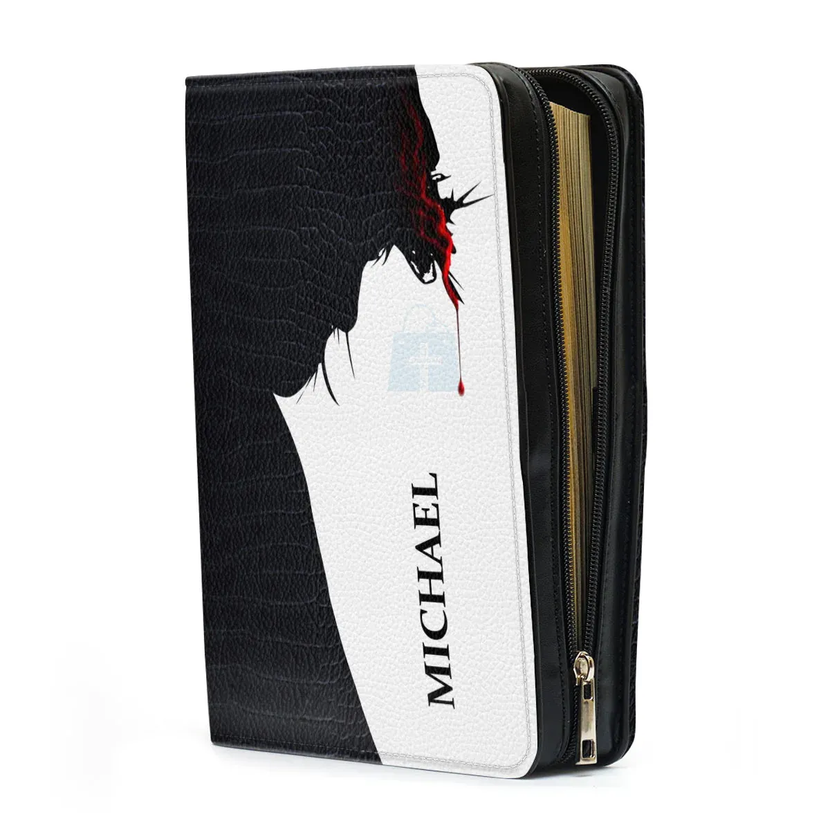 Christianart Bible Cover - The Kingdom Of God Matthew 6:33 - Personalized Bible Cover - Bible Cover For Men - CABBBCV04080324.
