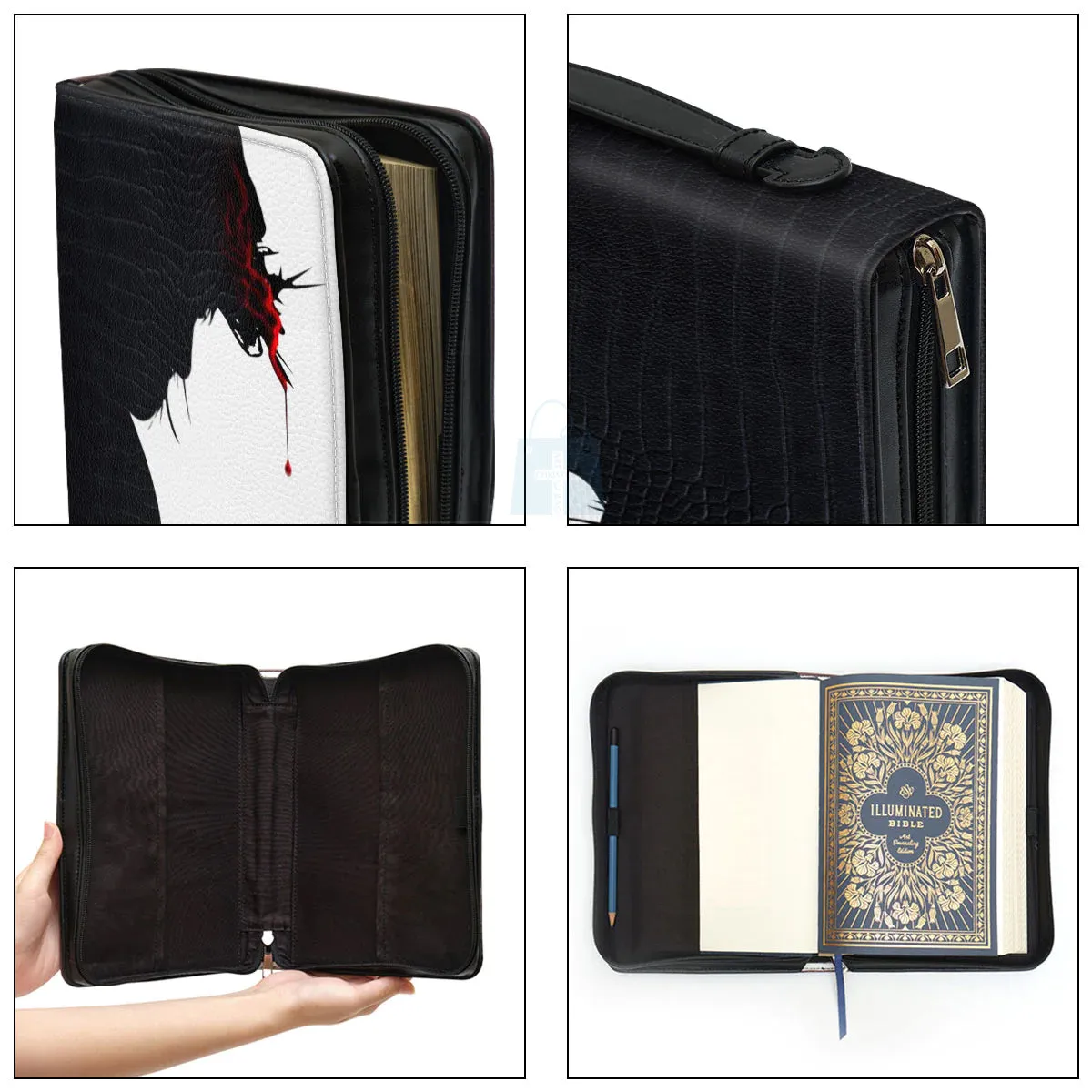Christianart Bible Cover - The Kingdom Of God Matthew 6:33 - Personalized Bible Cover - Bible Cover For Men - CABBBCV04080324.