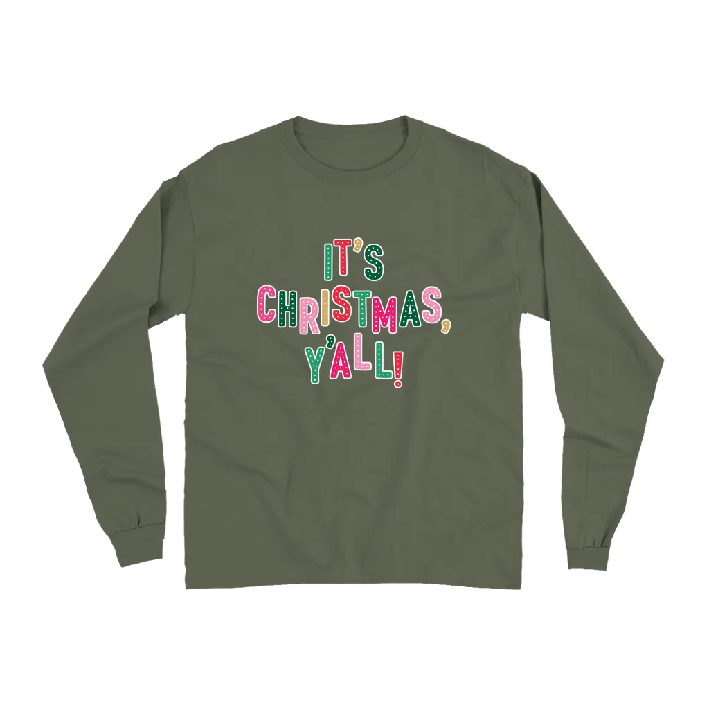 Christmas Y'all Long Sleeve Shirt