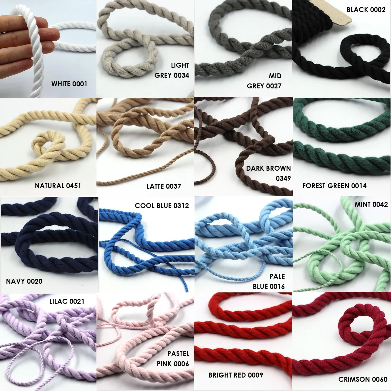 Chunky Matte Twisted Cord 9869