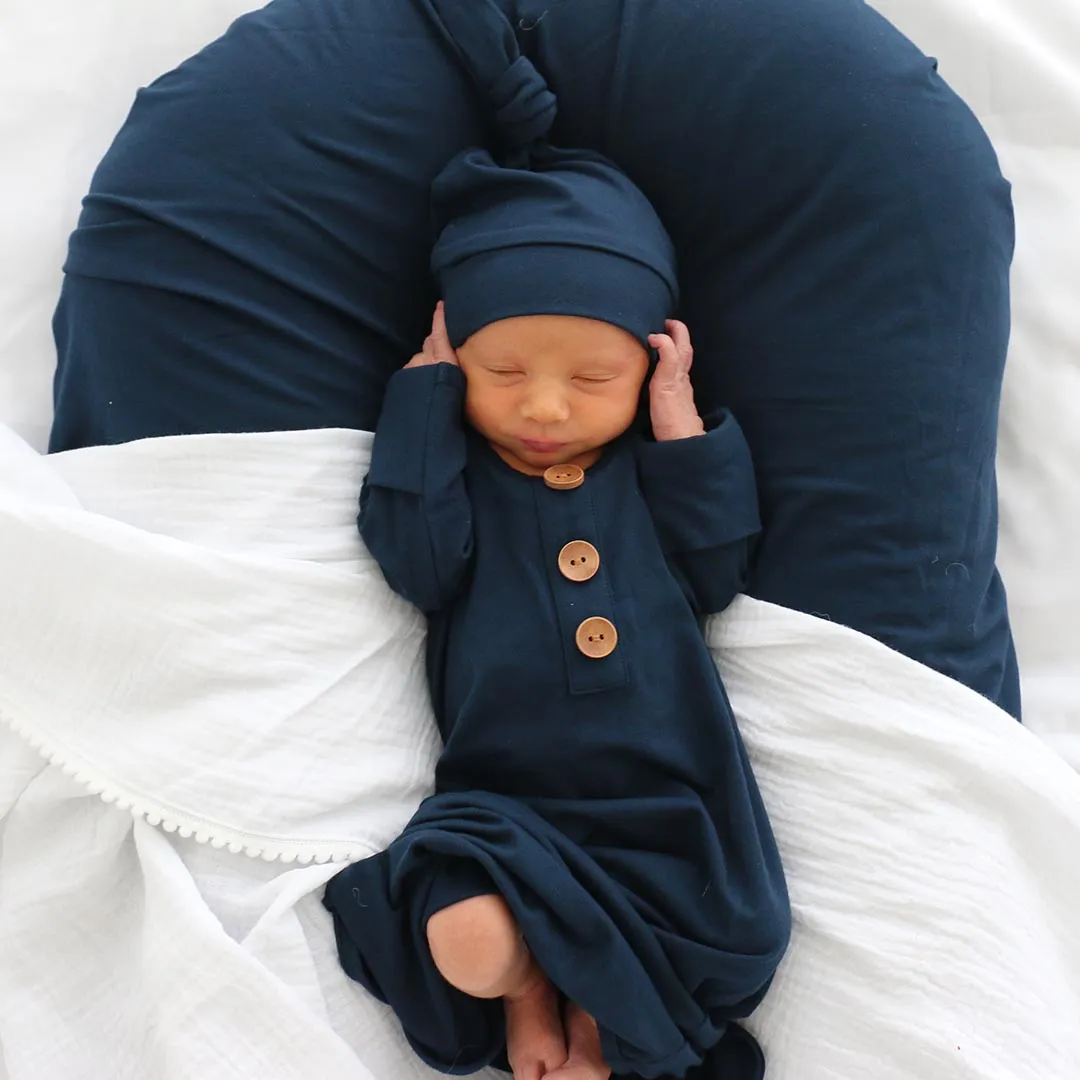 CL Knot Gown | Navy