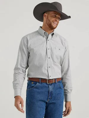 CL112344887 Mens Wrangler L/S GS Square Print Button
