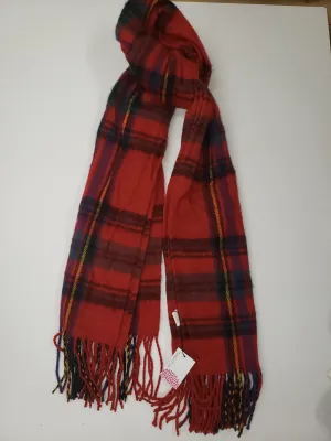 Classic plaid Red Scarf