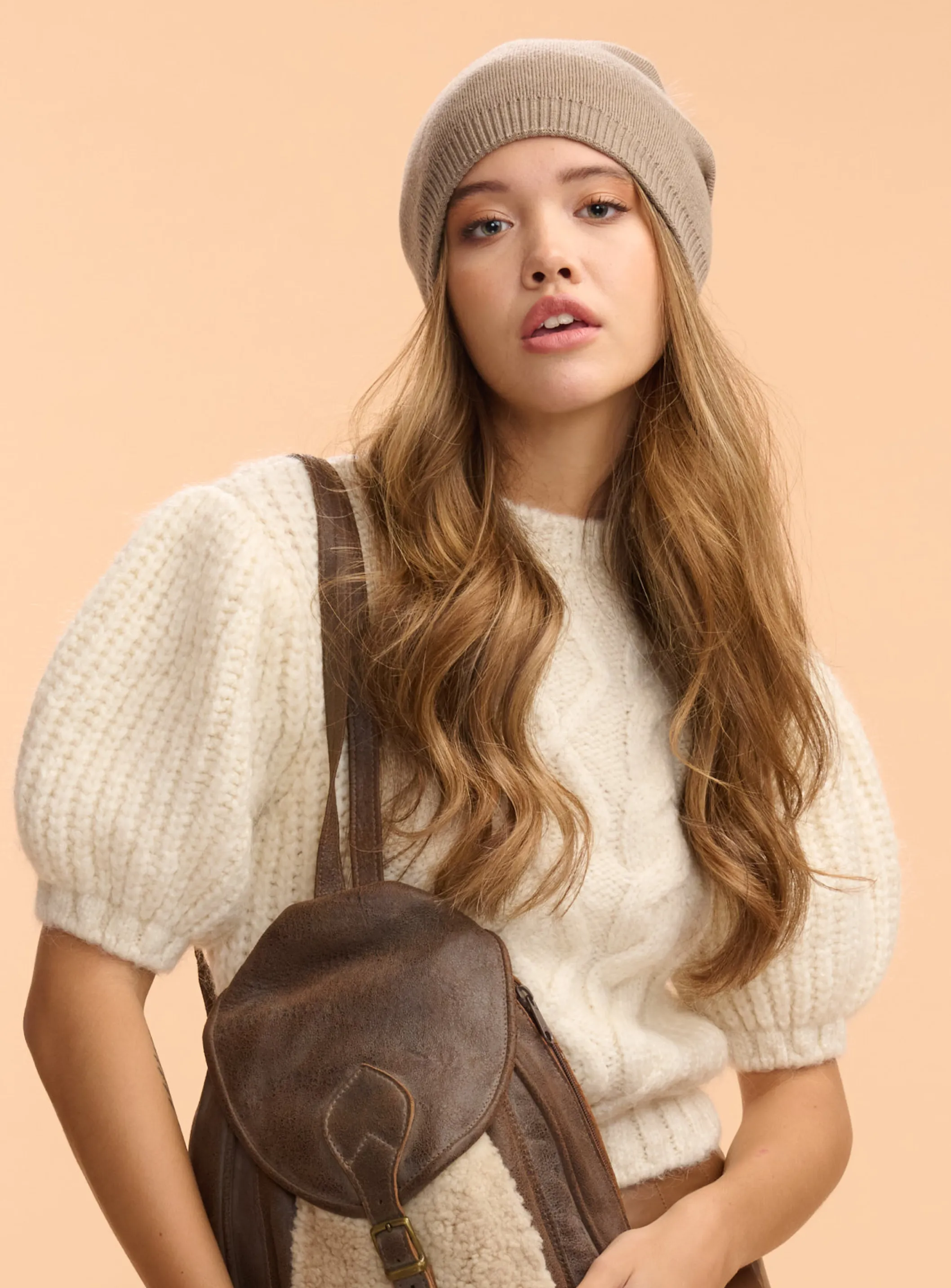 Classy Cashmere Detachable Fur Pom