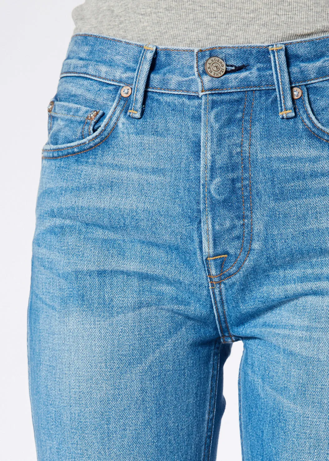 Claude High Rise Crop Straight