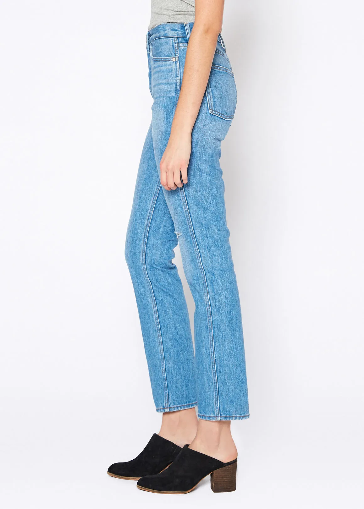 Claude High Rise Crop Straight