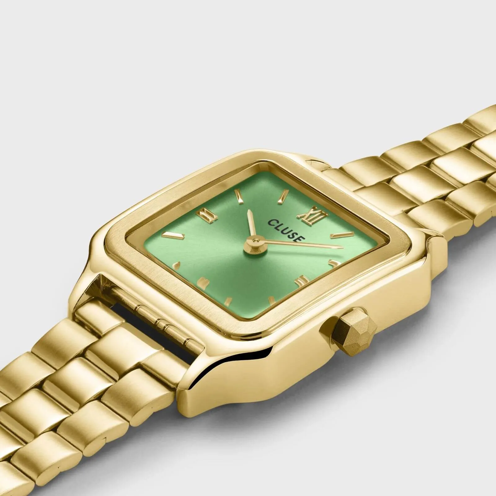 Cluse Gracieuse Petite Gold Watch - Light Green