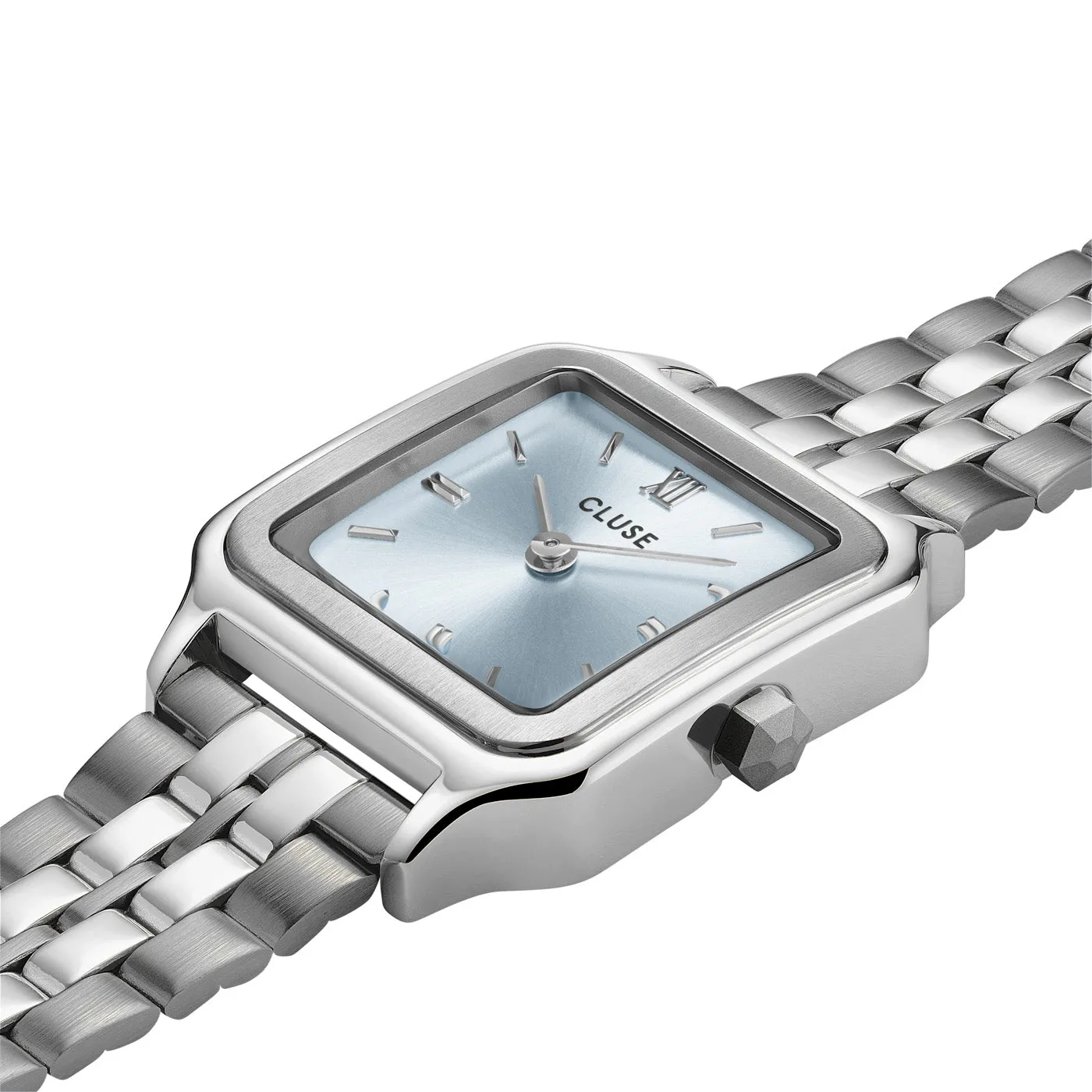 Cluse Gracieuse Petite Silver Watch -Light Blue