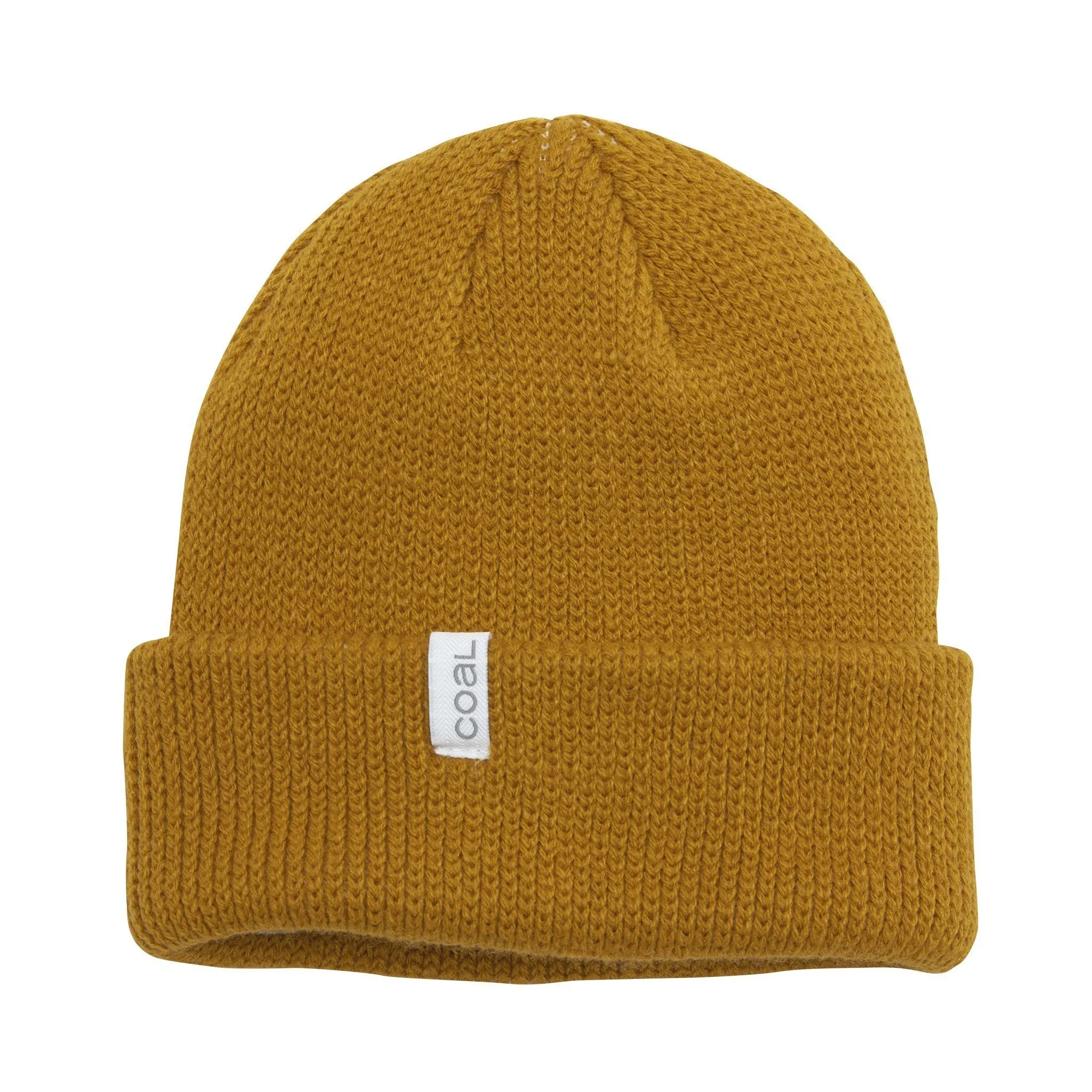 Coal The Frena Thick Knit Cuff Beanie - Mustard