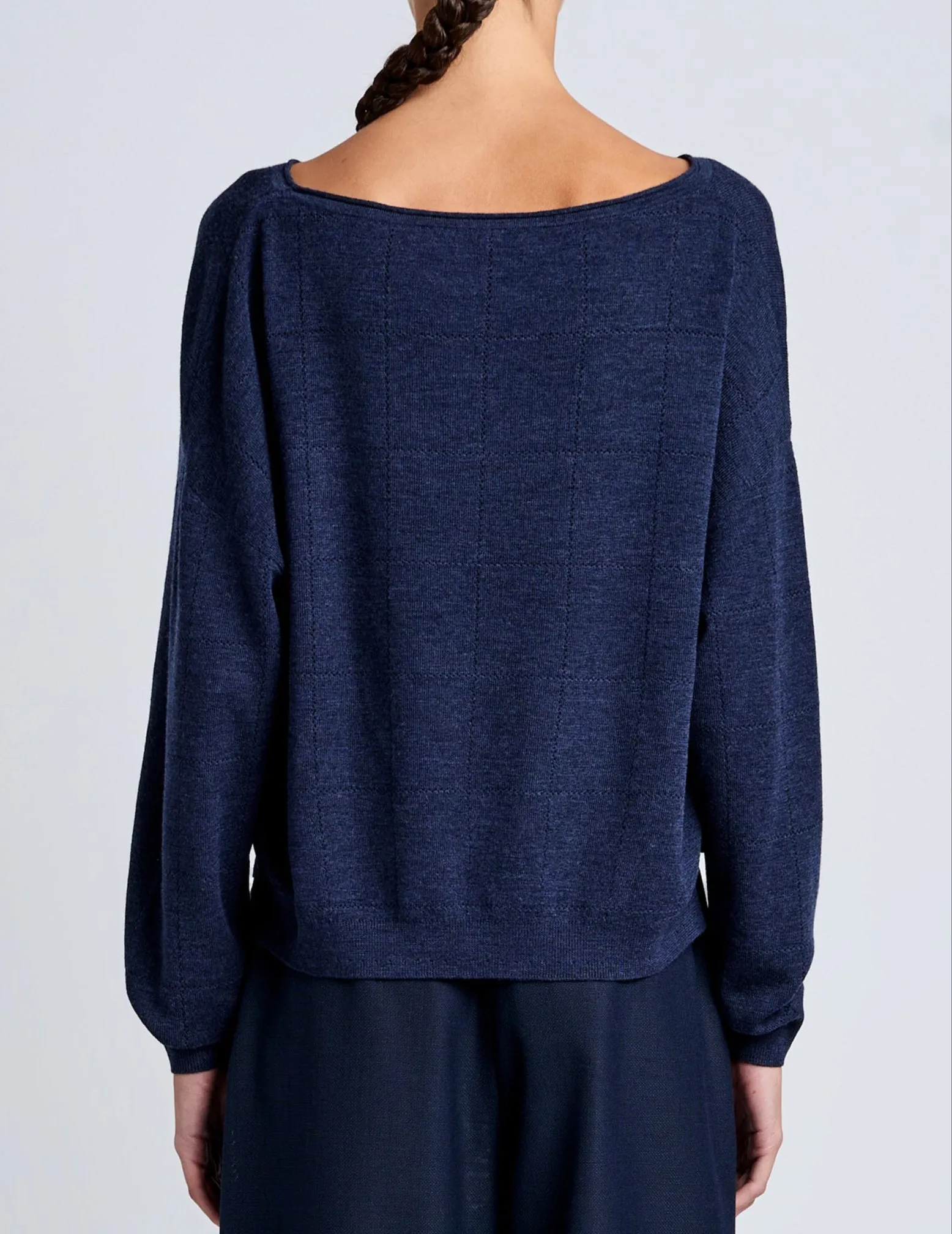 Conley Knit Sweater Navy