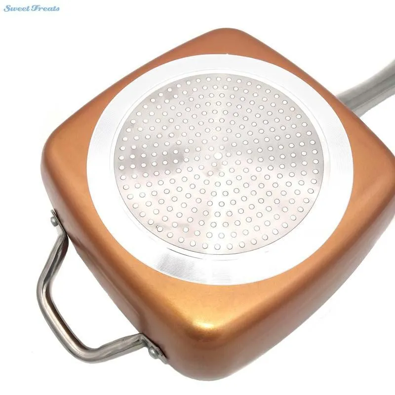 Copper Square Pan Induction Chef