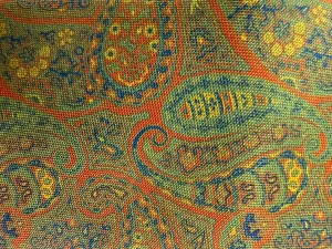 Cordovan Paisley Hopsack Tie