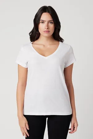 Cotton Heritage Women's Vneck T-shirt
