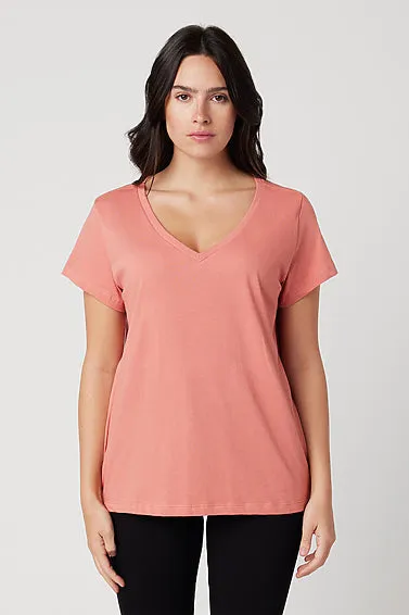 Cotton Heritage Women's Vneck T-shirt